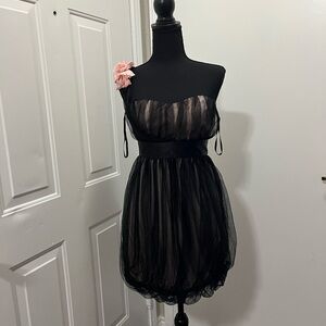 Love Reign Black and Pink Sheer Chemise